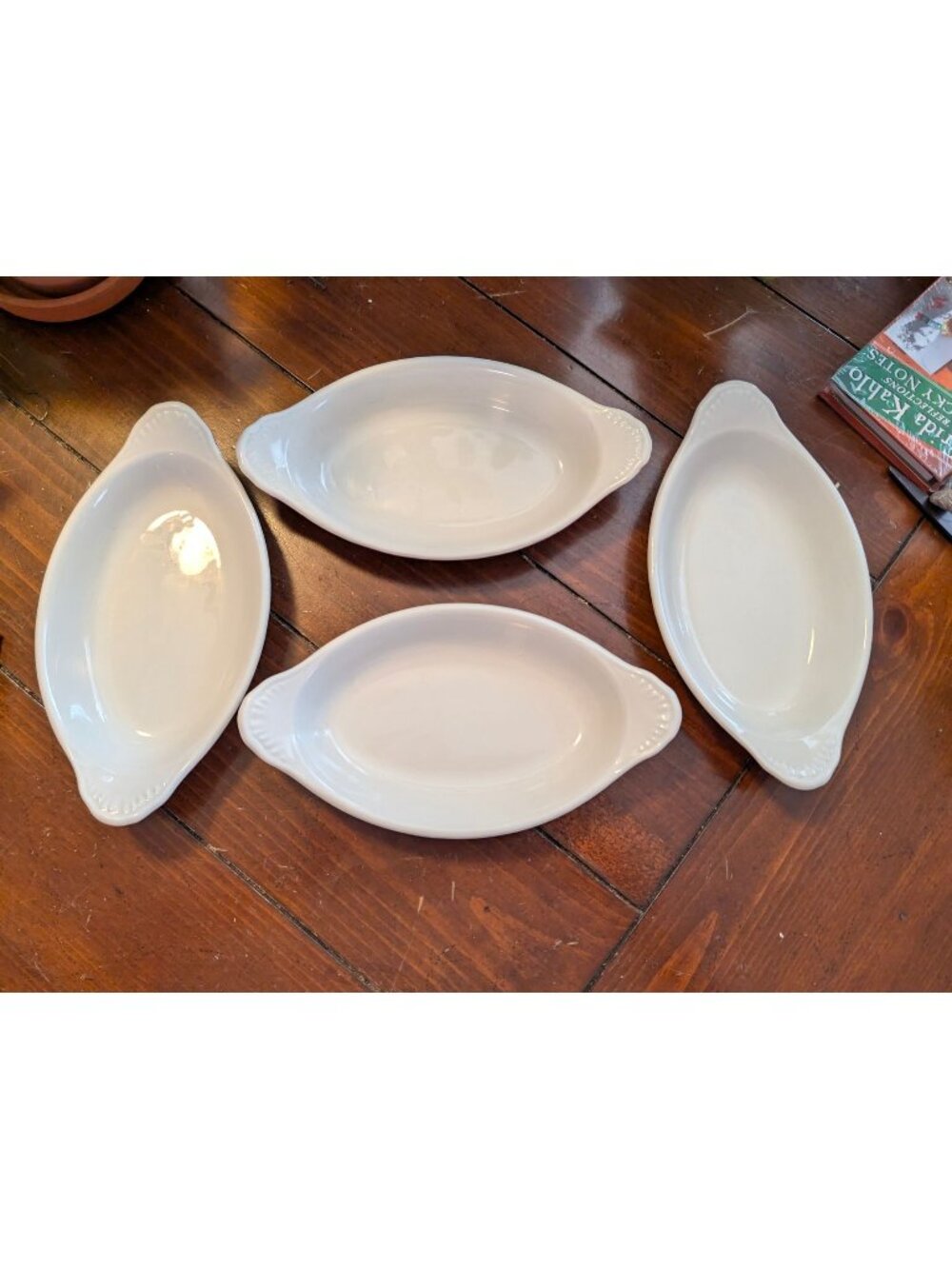 Hall Pottery #527 Au Gratin Dishes Oven Safe